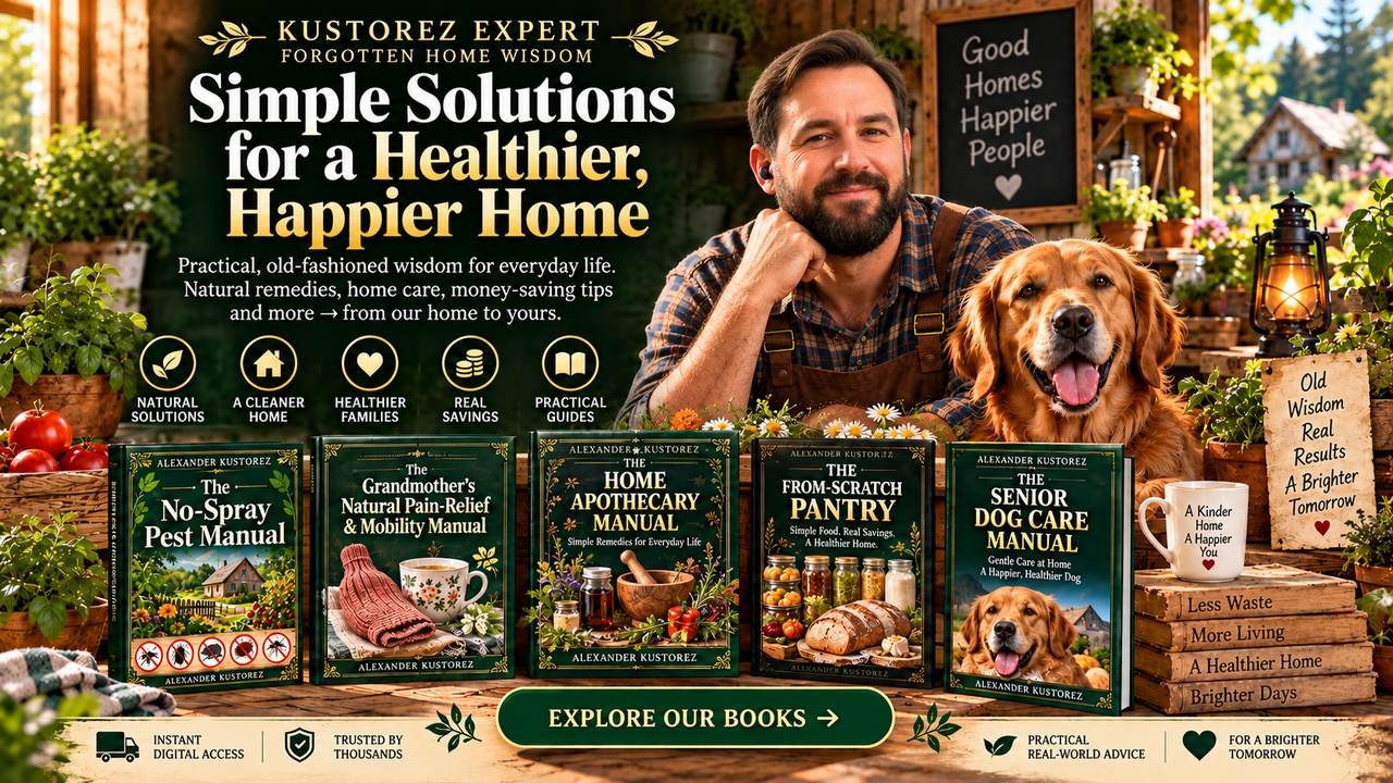 Kustorez Expert — Simple Solutions for a Healthier, Happier Home. Practical, old-fashioned wisdom for everyday life: natural remedies, home care and money-saving tips.